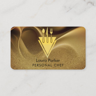 Chef Catering Restaurant Kitchen Tools Personal  Business Card