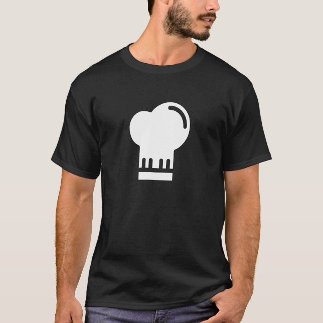Chef Chef Hat Cooking Food Culinary Baking Foodie T-Shirt (Front)