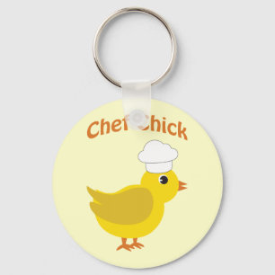 Chef Chick Key Ring