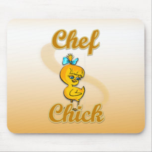 Chef Chick Mouse Mat