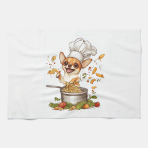 Chef Chihuahua � Culinary Dog Master Tea Towel