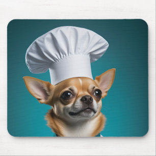 Chef Chihuahua Mouse Mat