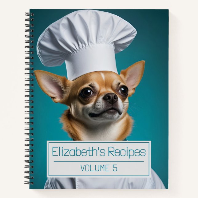Chef Chihuahua Recipe Book (Front)