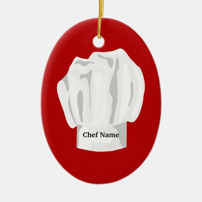 Chef Christmas Ornament (Front)
