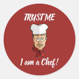 Chef Classic Round Sticker