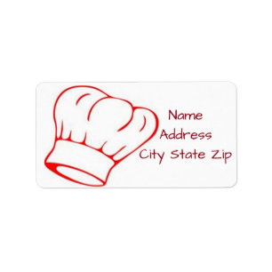 **CHEF COOK AND CATERER'S** RETURN ADDRESS LABELS