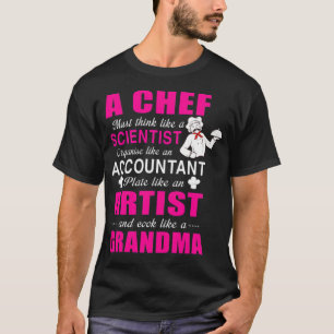 Chef Cook construction ecavator donut gift T-Shirt