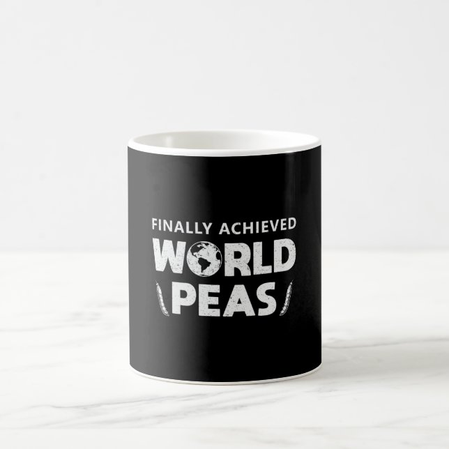 Chef Cook Cooking Finally Achieved World Peas Gift Coffee Mug (Center)