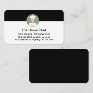Chef Cook Cooking Theme Business Cards