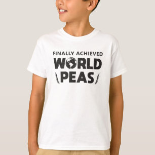 Chef Cook Finally Achieved World Peas Cooking Gift T-Shirt