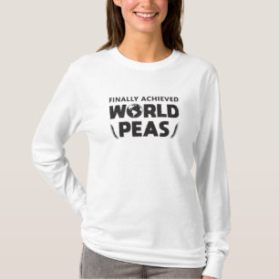 Chef Cook Finally Achieved World Peas Cooking Gift T-Shirt
