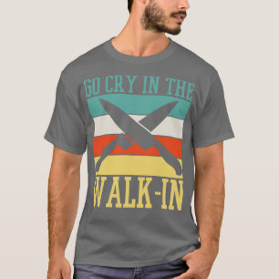 Chef Cook Knife Retro T-Shirt