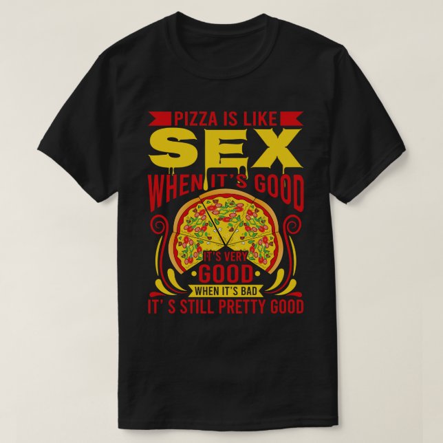 Chef Cook Pizza Chef Outfit Pizzeria Restaurant 1 T-Shirt (Design Front)