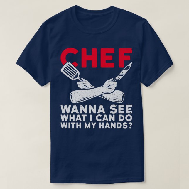 Chef Cooking Design for a Chef T-Shirt (Design Front)