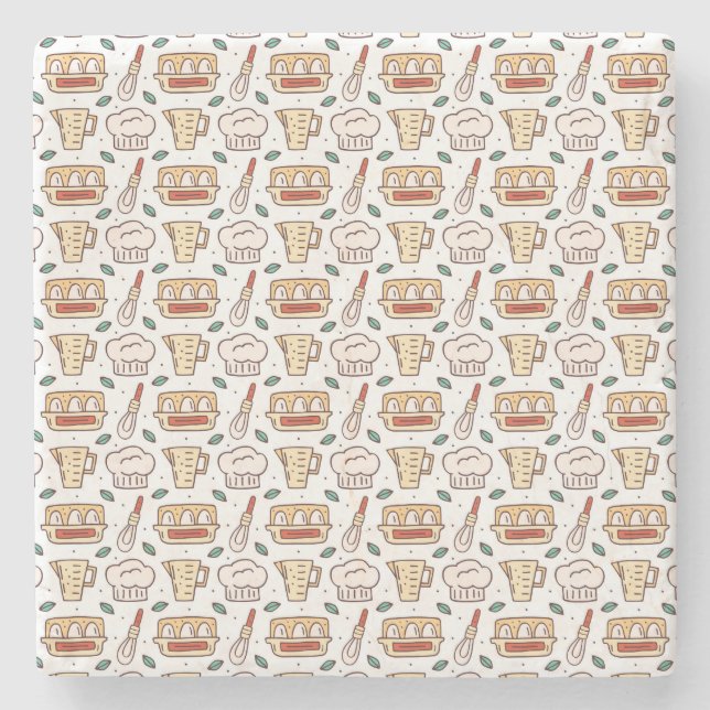 Chef Cooking Done With Care Is An Act Of Love Stone Coaster (Front)