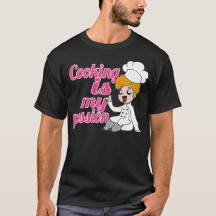 Chef Cooking food donut chef (female)  T-Shirt