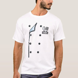 Chef Costume Coat Uniform Funny Cook Jacket for Co T-Shirt