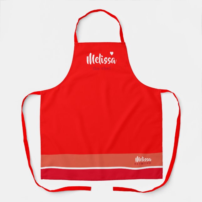Chef Cuisine Red Apron (Front)