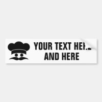 CHEF custom bumpersticker