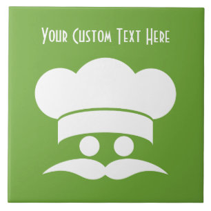 Chef custom colour ceramic tiles