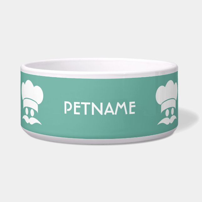 Chef custom colour pet bowls (Front)