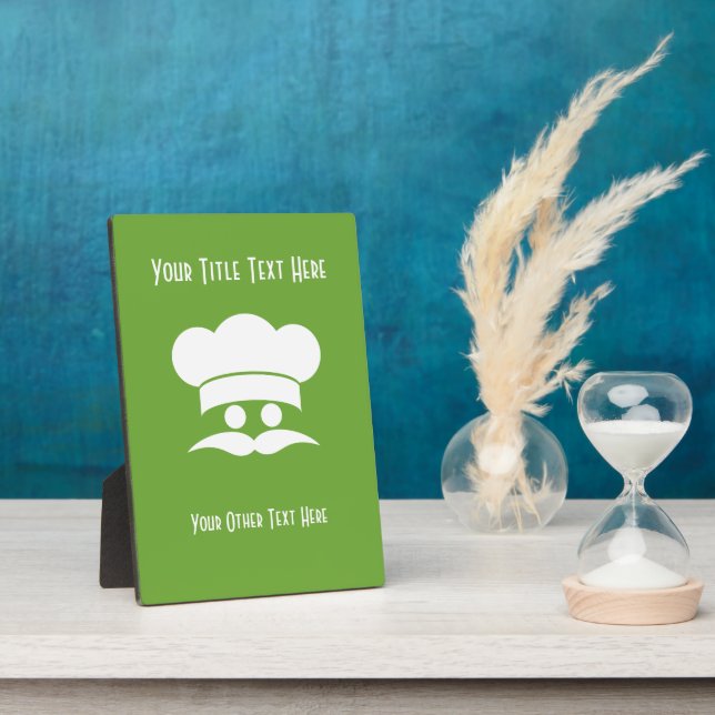 Chef custom colour plaque (Side)