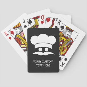 Chef custom colour playing cards