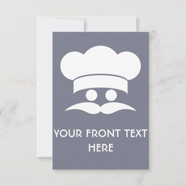 CHEF custom invitations (Front)