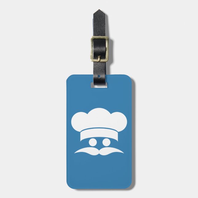 CHEF custom luggage tags (Front Vertical)