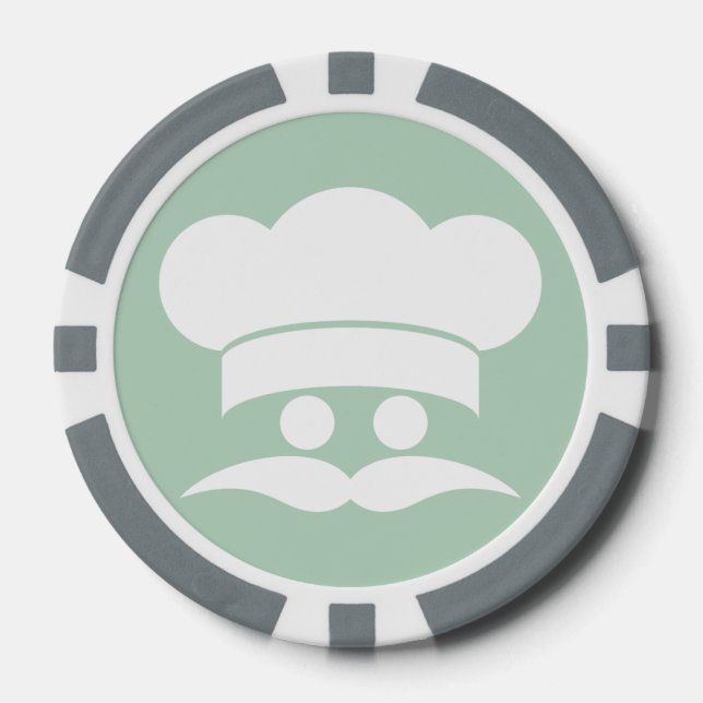 CHEF custom poker chips (Front)