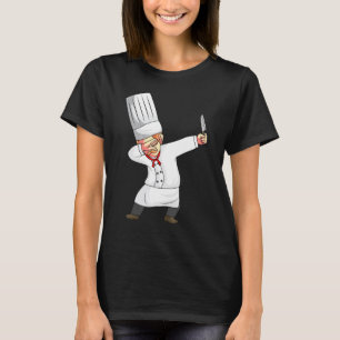 Chef Dabbing Chief Cook Culinary Sous-Chef Cuisine T-Shirt