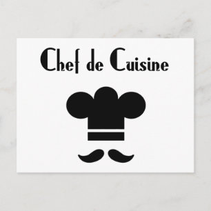 Chef de Cuisine Postcard