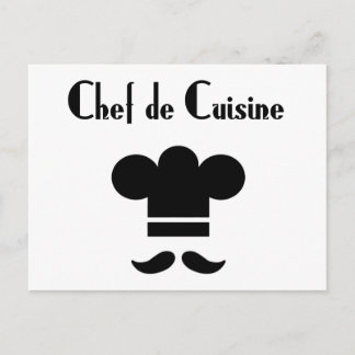 Chef de Cuisine Postcard