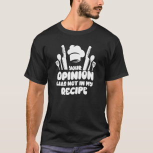 Chef Design For Men Women Cooking Lover Culinary C T-Shirt