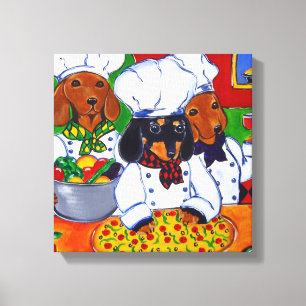 CHEF DOXIES CANVAS PRINT