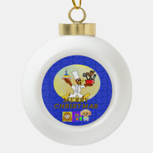 Chef Ducky Kazoo Christmas Ornament