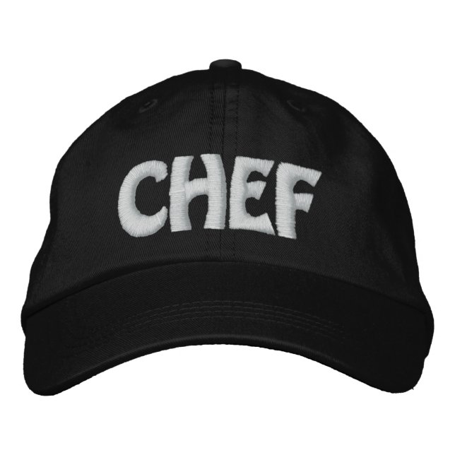 CHEF EMBROIDERED HAT (Front)