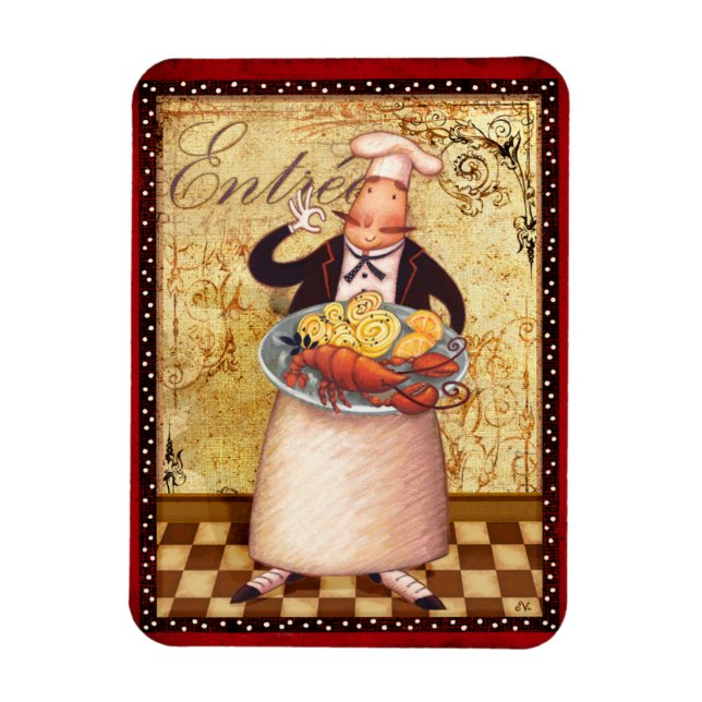 Chef Entrée Magnet (Vertical)