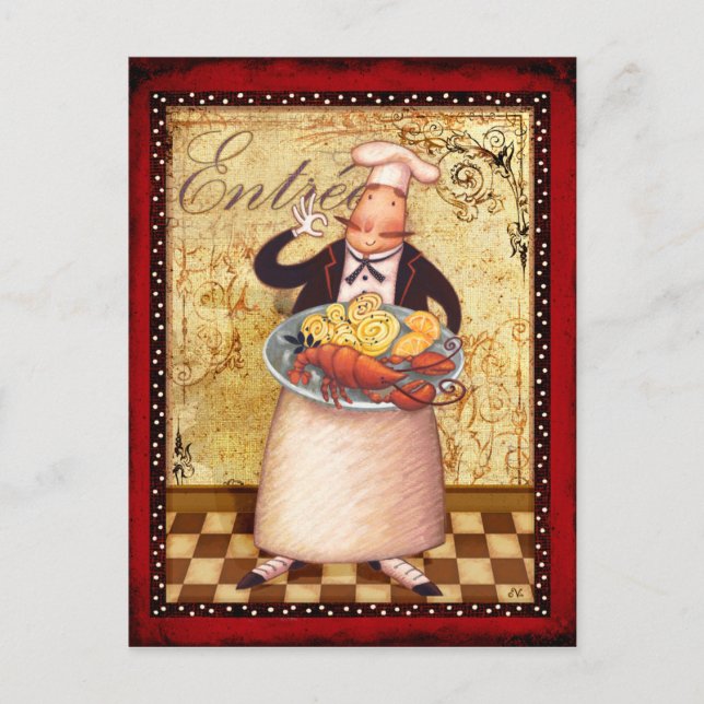 Chef Entrée Postcard (Front)