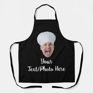 Chef Face Personalised Gift Apron