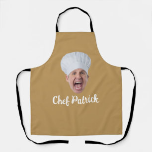 Chef Face Personalised Gift Apron