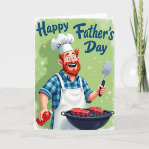 Chef Fathers Day Feast Card
