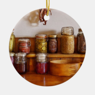 Chef - Food - I love preserving things Ceramic Tree Decoration