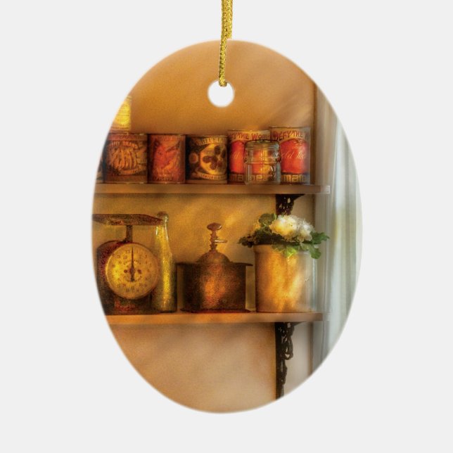 Chef - Food - Kitchen Shelves Ceramic Tree Decoration (Front)