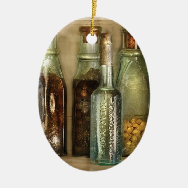 Chef - Food - The Ingredients Ceramic Tree Decoration (Front)