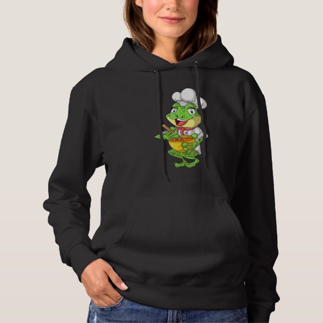Chef Frog  Boiling Frog Hoodie (Front)