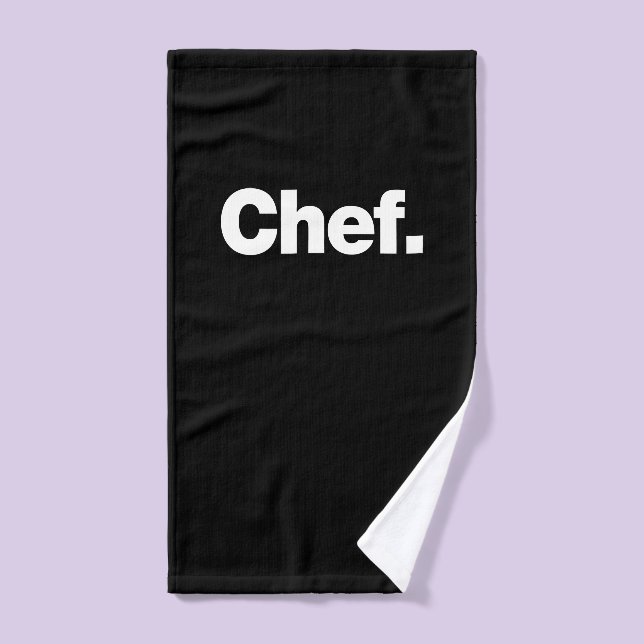 Chef | Funny Quotes About Cooking Gift Hand Towel (Hand Towel)
