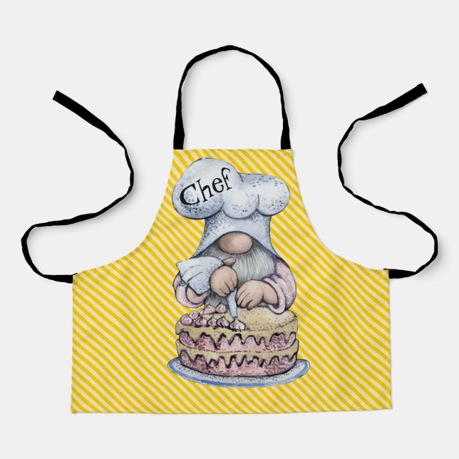 Chef Gnome  Apron (Front)