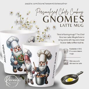 Chef Gnomes Latte Mug