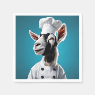 Chef Goat Napkin